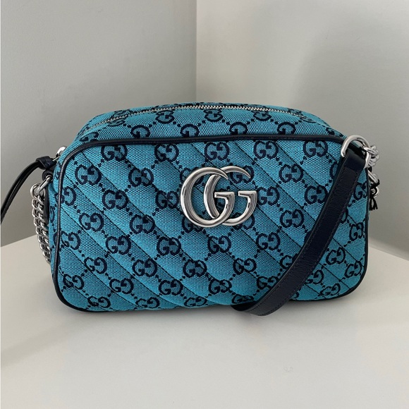 Gucci Marmont Multicolor Crossbody Bag - Picture 1 of 11